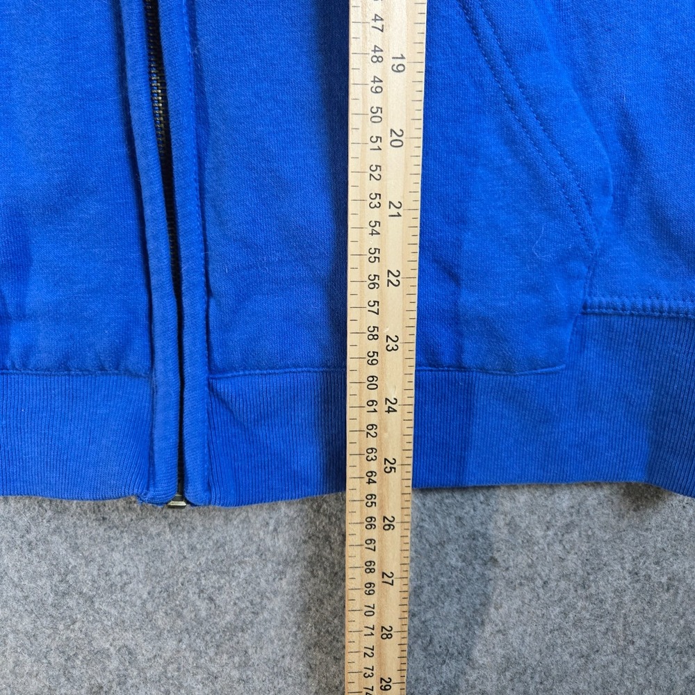 Aeropostale Sweater Mens Small Blue Pullover Hoodie Spellout Y2K New York‎ - Picture 7 of 8